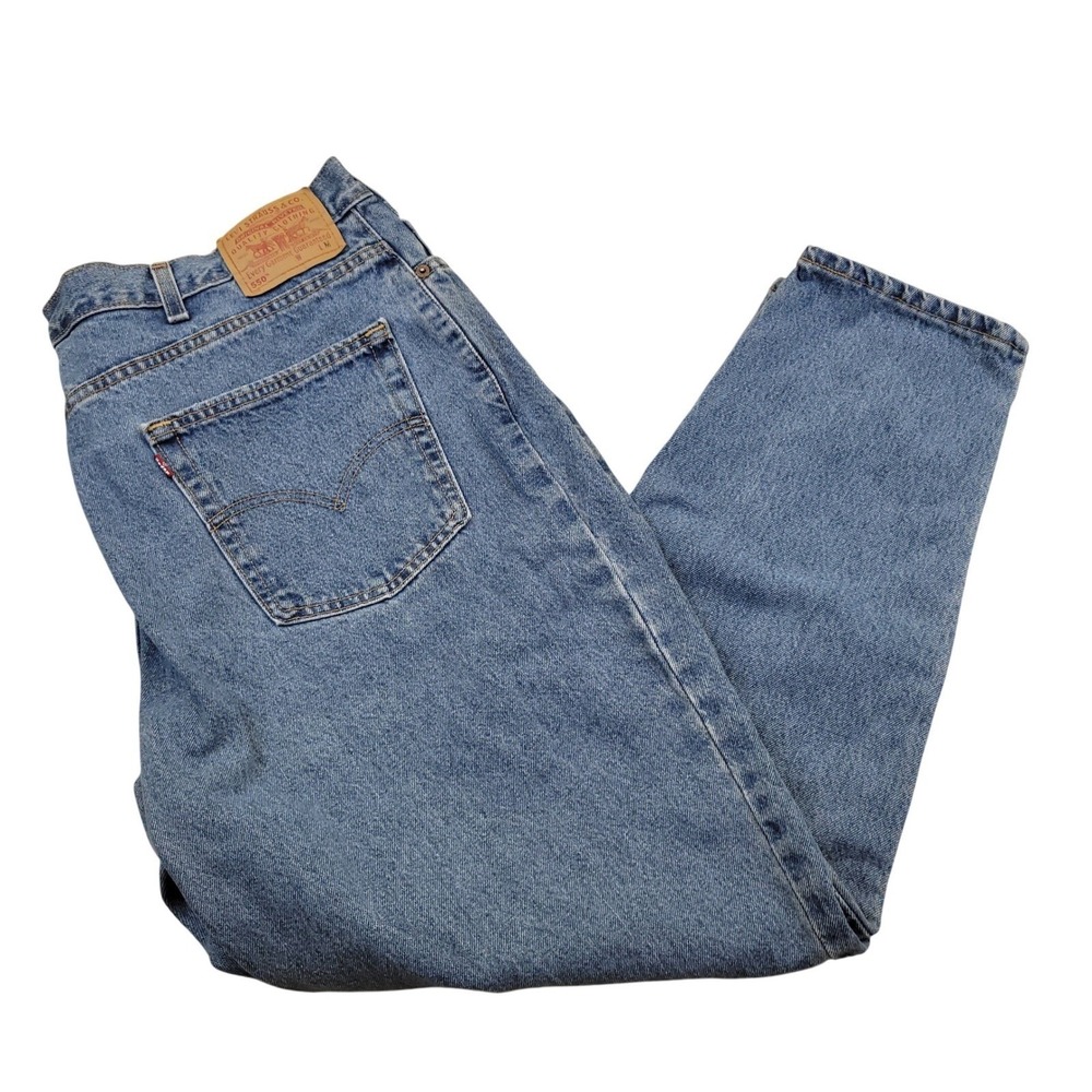 Vintage Levi's 550 Womens Size 22 Relaxed Fit Tapered Leg Jeans Made in USA 2002